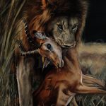 le-lion-et-sa-proie